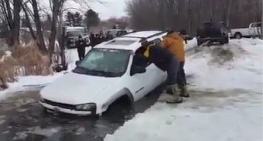ice fishing