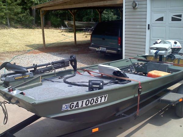 decked out jon boat
