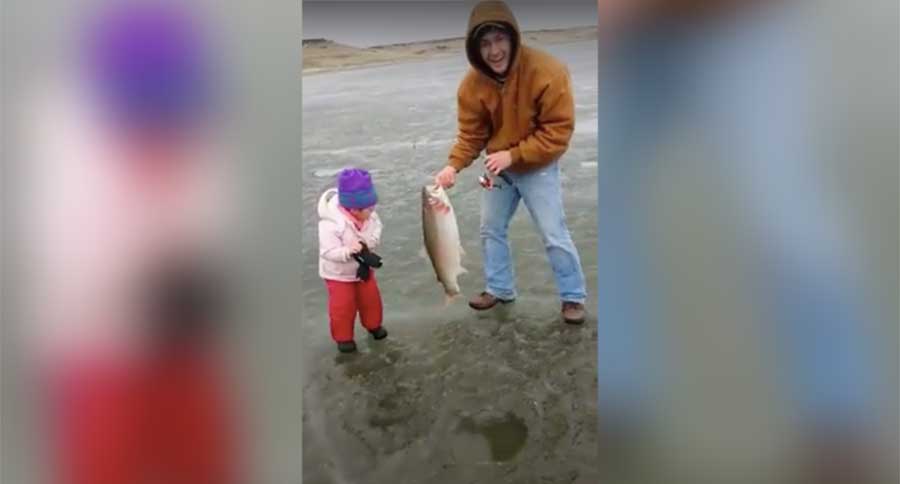 rainbow trout girl