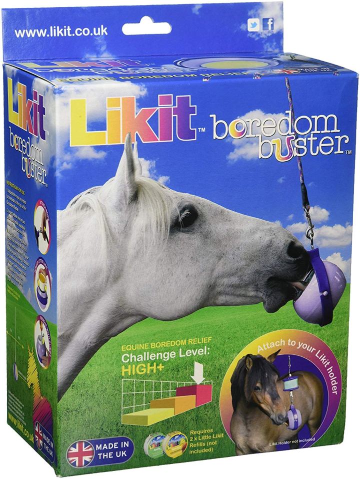 Manna Pro Likit Boredom Buster, Lilac&mdash;toys for horse