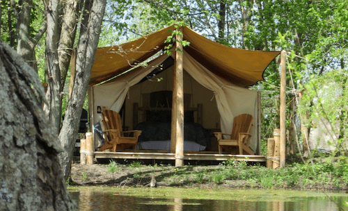 luxury camping