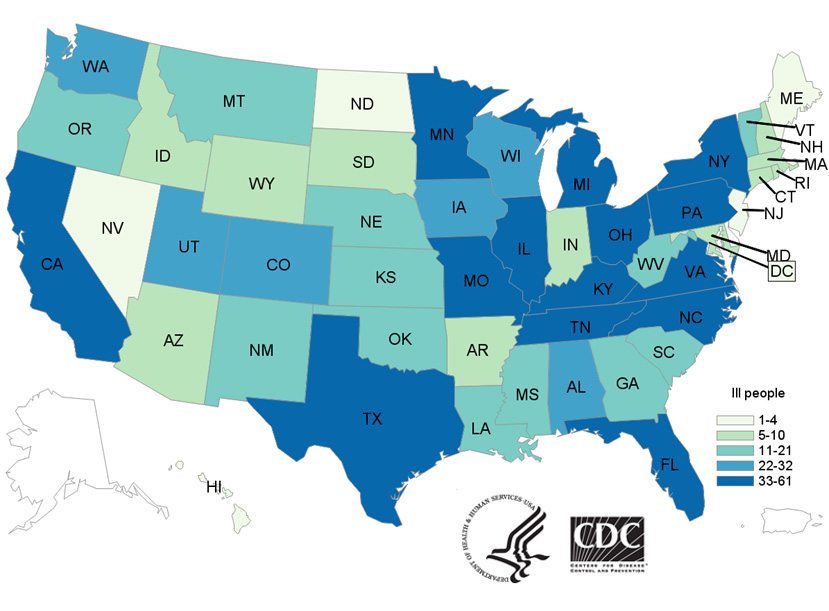 Salmonella Map