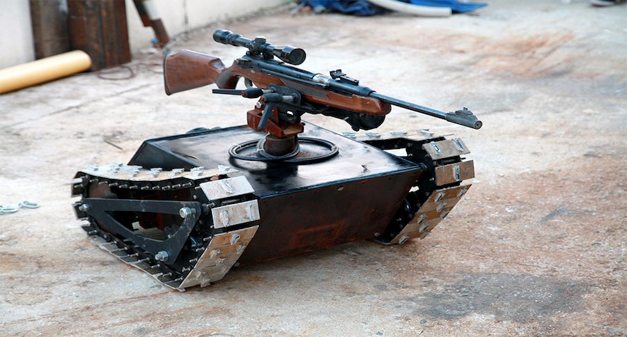 homemade tank