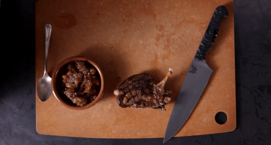 seared duck