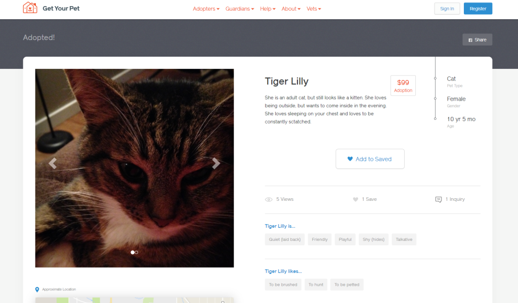 Get Your Pet Profile