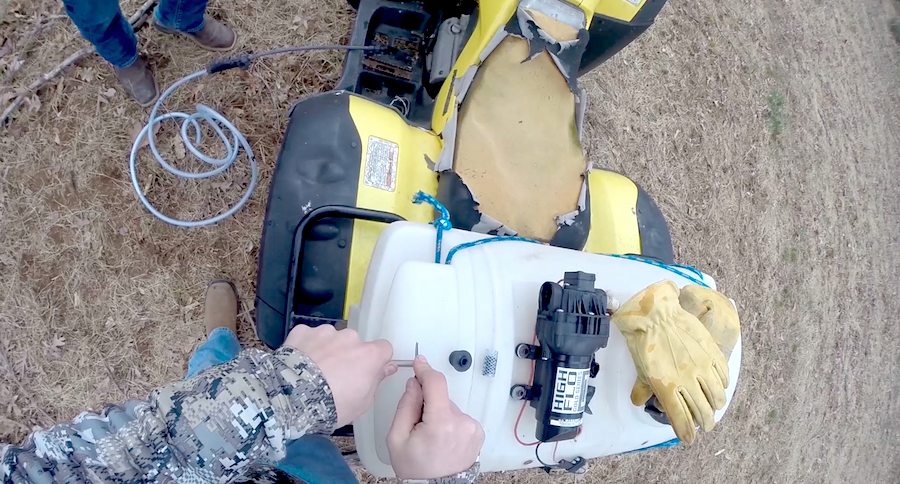 spraying food plot cost