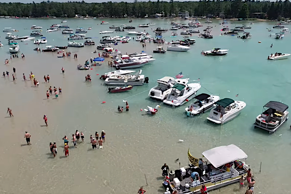 Torch Lake Camping