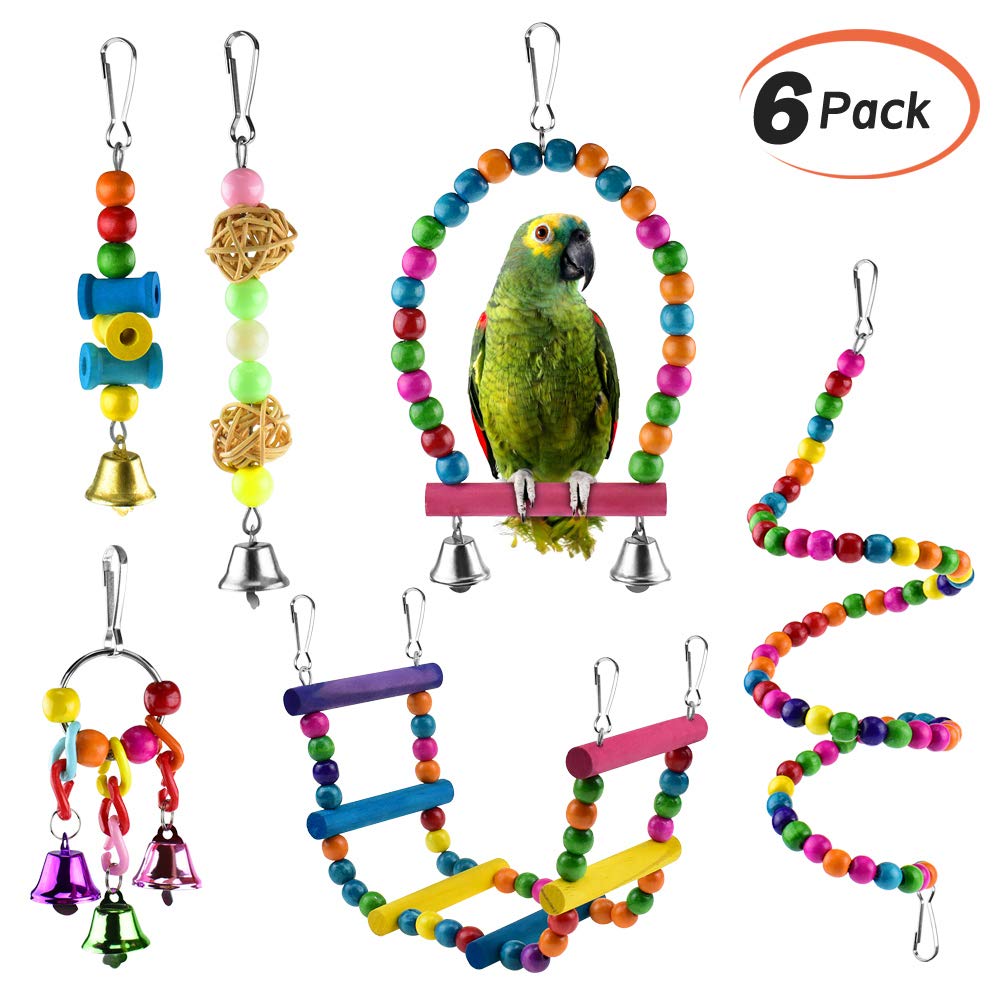 KATUMO 6 pcs Bird Parrot Toys