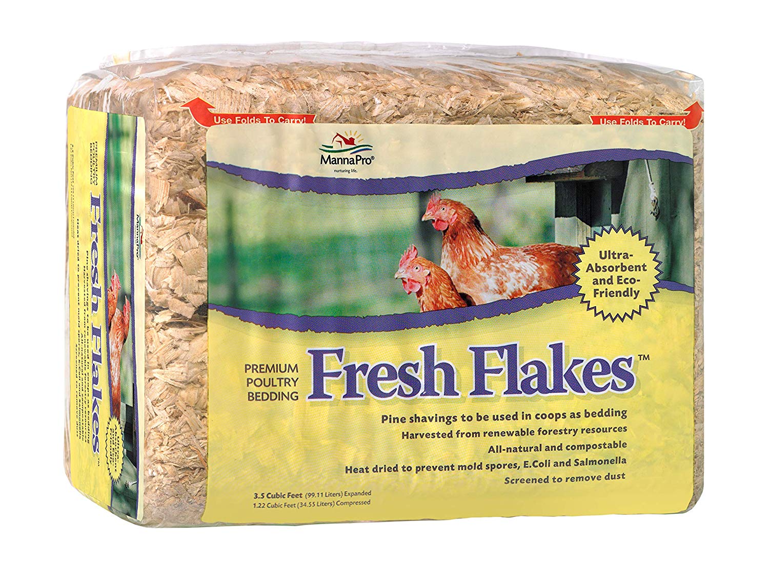 Manna Pro Chickens Fresh Flakes Pine Shavings Bedding,