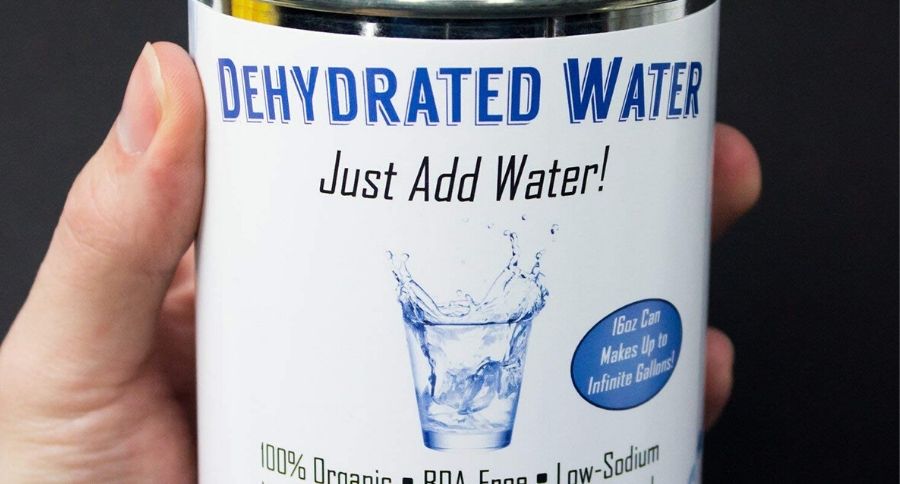 dehydrated water