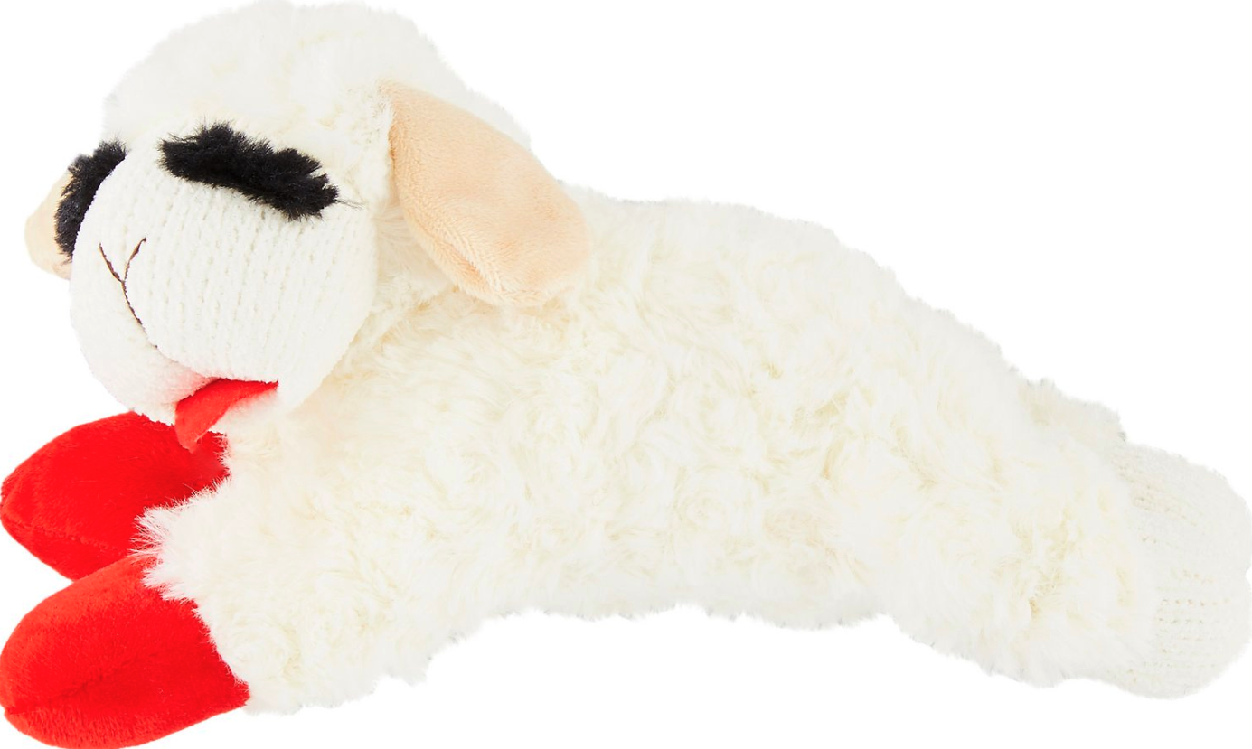Multipet Lamb Chop Plush Dog Toy