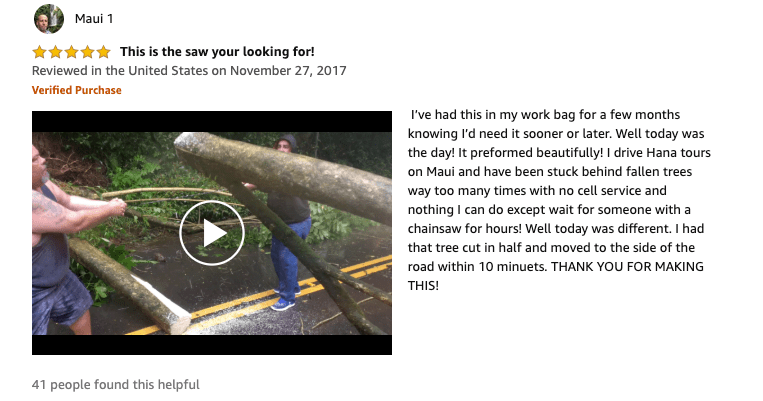 Pocket Chainsaw