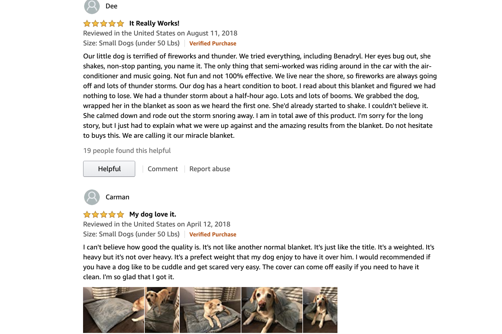 Amazon review
