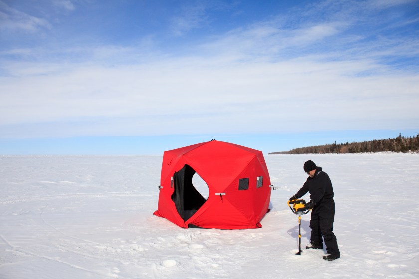 ice fishing shelters