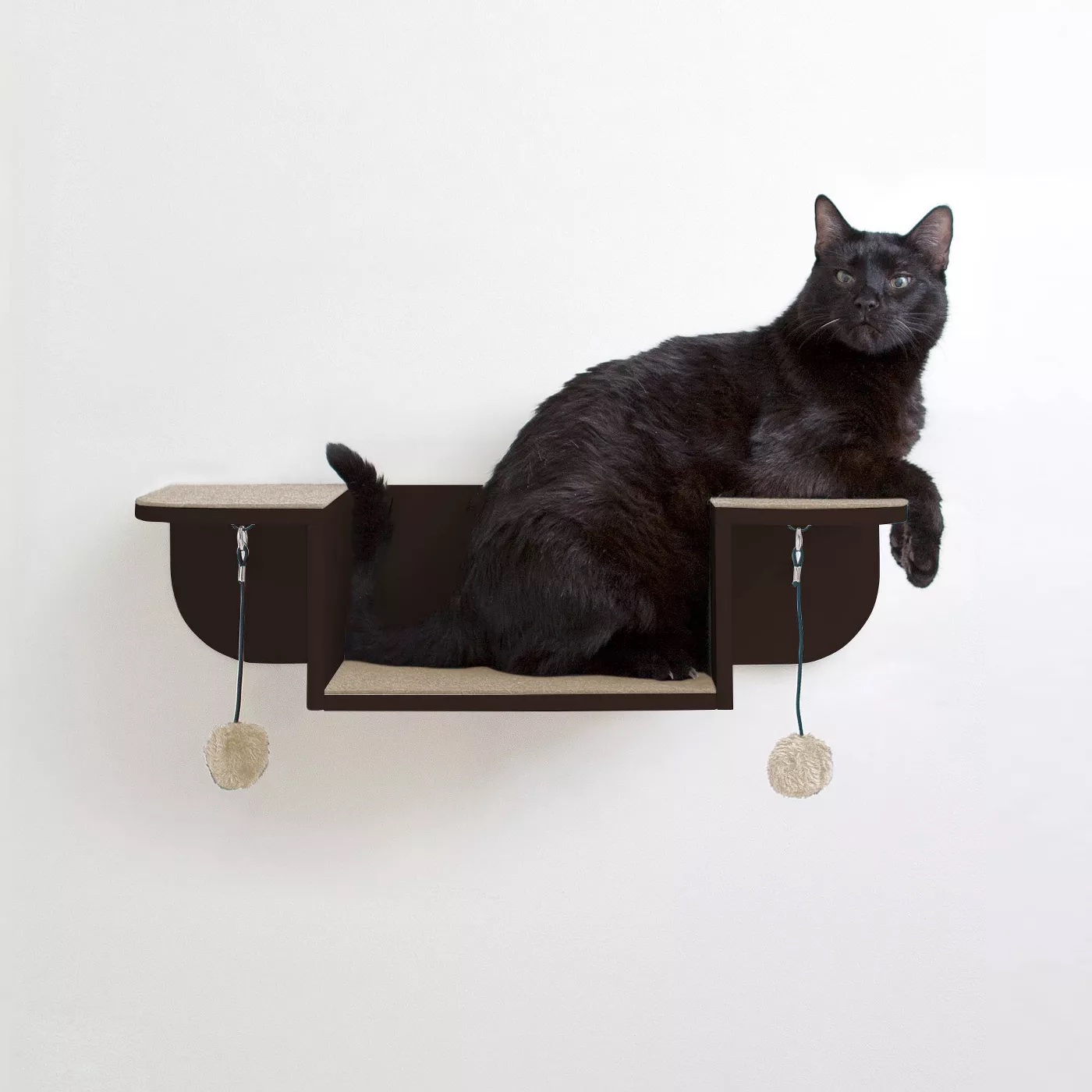 Hauspanther Nest Perch Cat Scratcher - Espresso