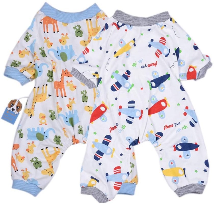 Amakunft 2-Pack dog onesie