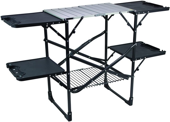 GCI Outdoor Slim-Fold Camp Kitchen Portable Folding Cook Station