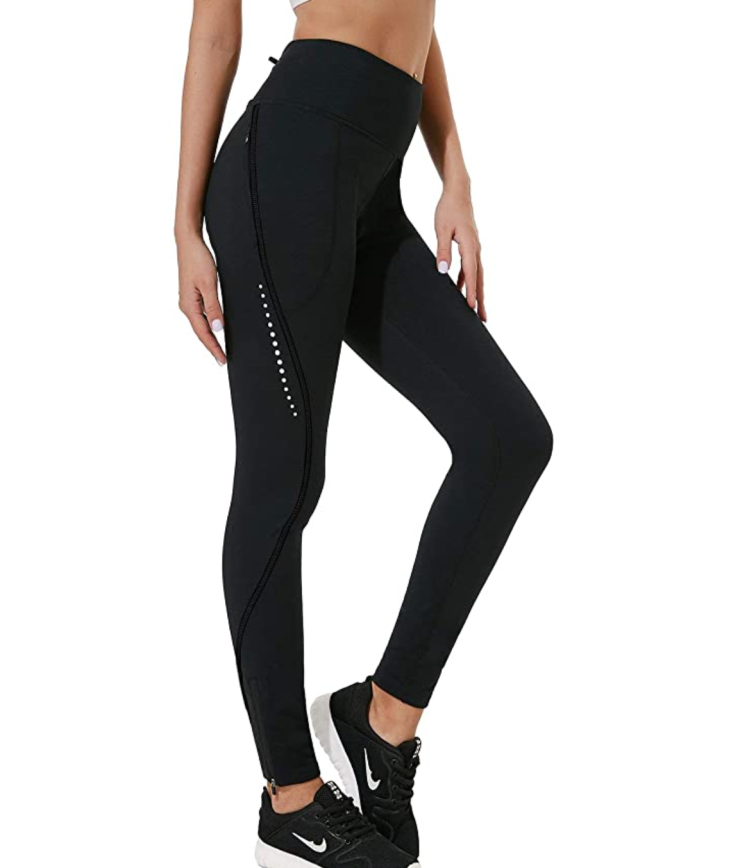 FitsT4 Thermal Fleece Lined Cycling hiking leggings