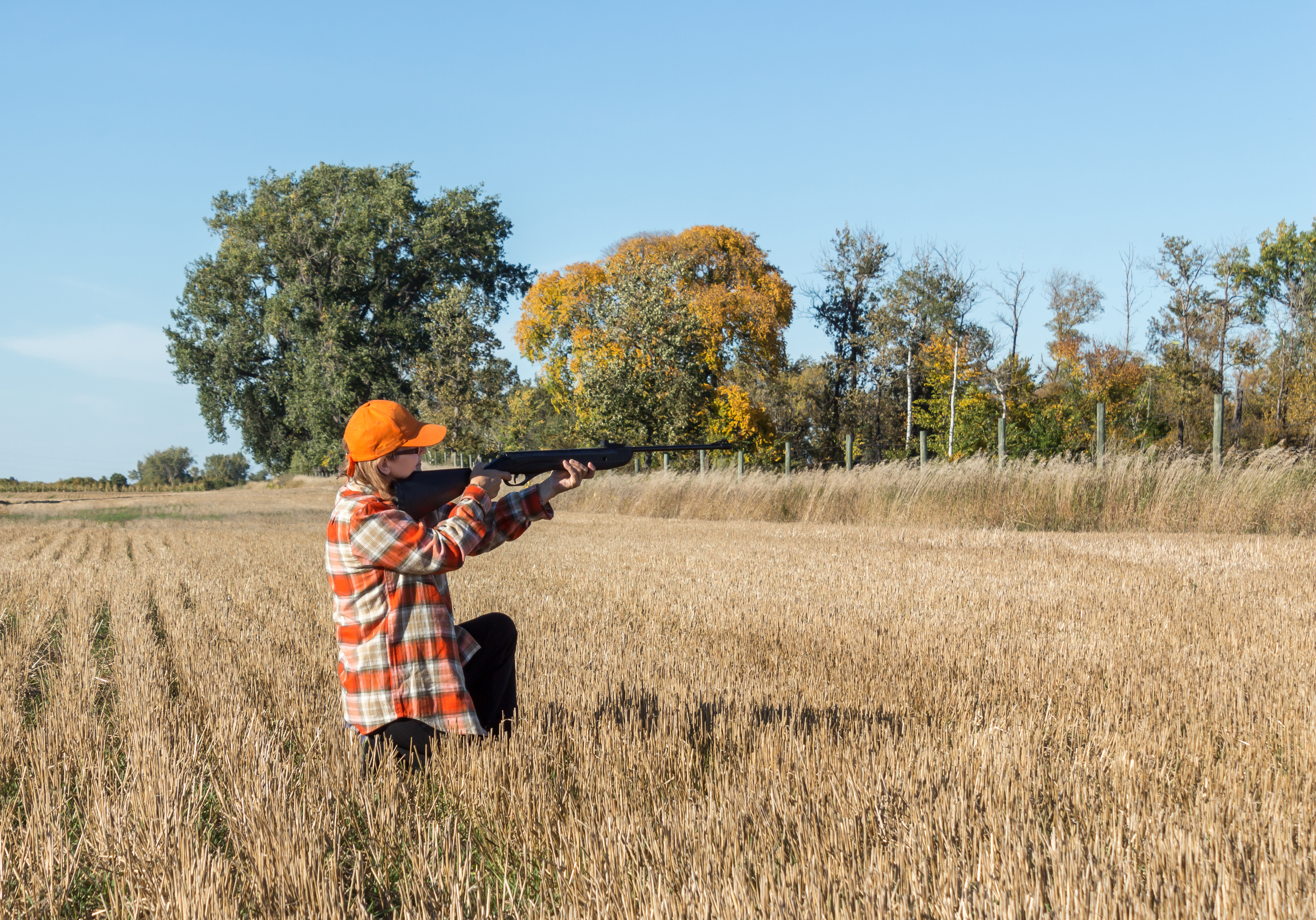woman duck hunting.