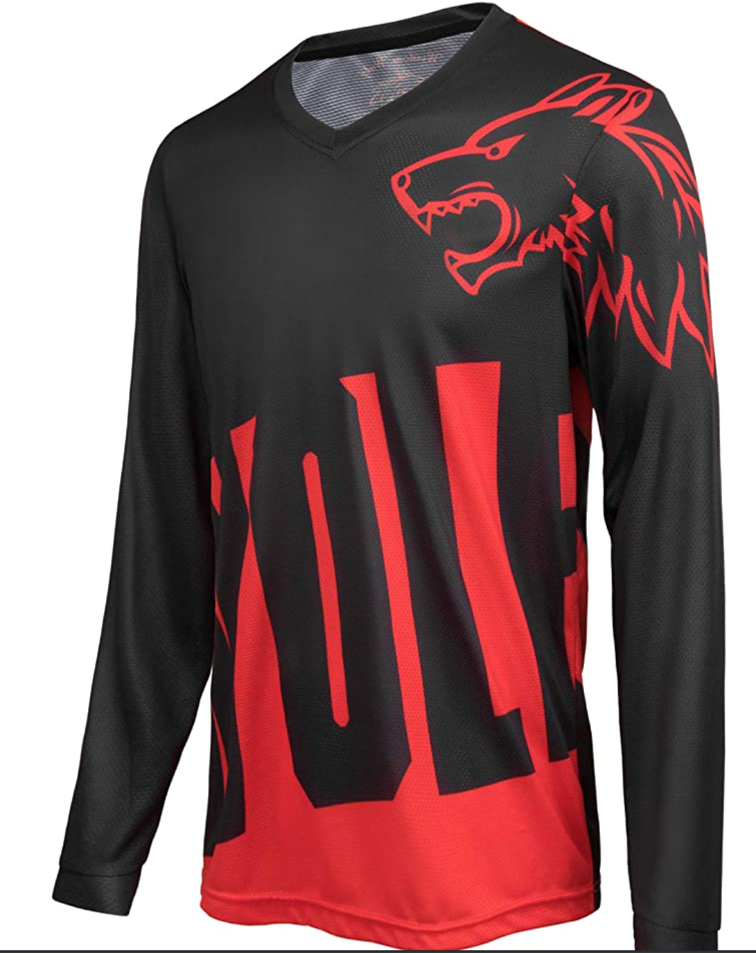 Wisdom Leaves Men's Mountain Bike Jersey Long Sleeve Downhill&Motocross Shirts Breathable/Moisture-Wicking T-Shirt