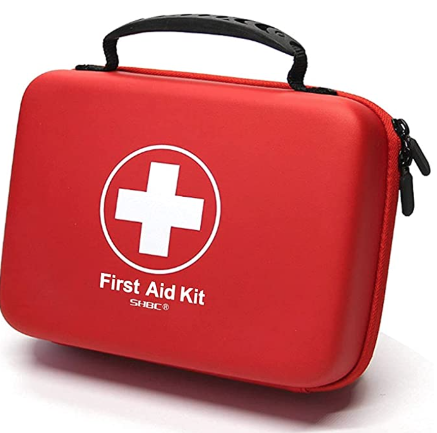 Compact First Aid Kit (228pcs) Designed for Family Emergency Care. Waterproof EVA Case and Bag is Ideal for The Car, Home, Boat, School, Camping, Hiking, Office, Sports. Protect Your Loved Ones.