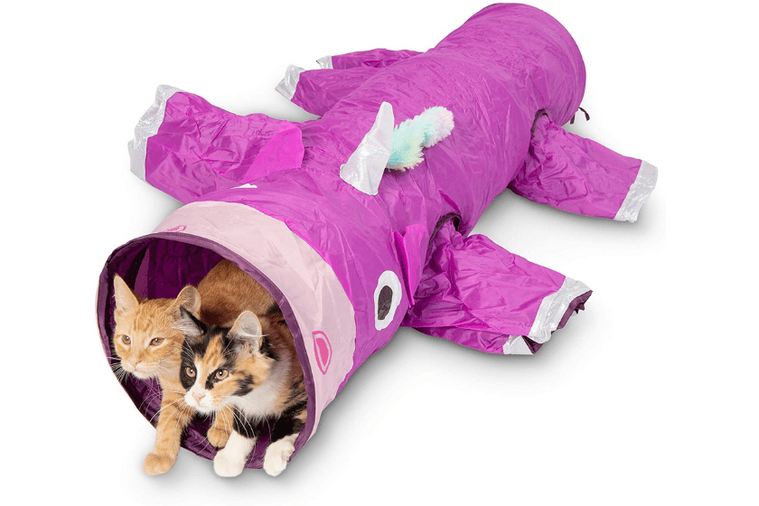 magic unicorn cat pet tunnel