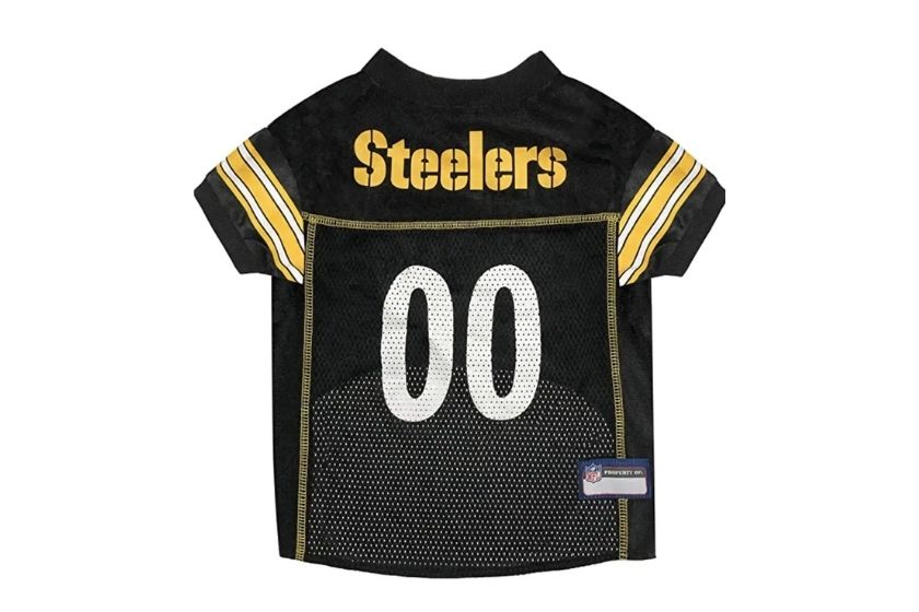dog football jerseys (steelers)