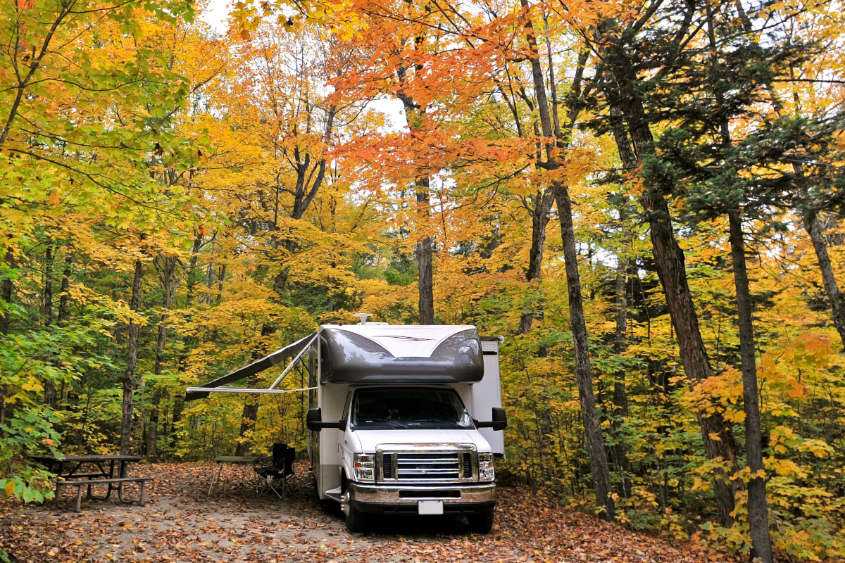 Fall Camping in Michigan