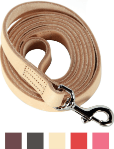 leather dog leashes