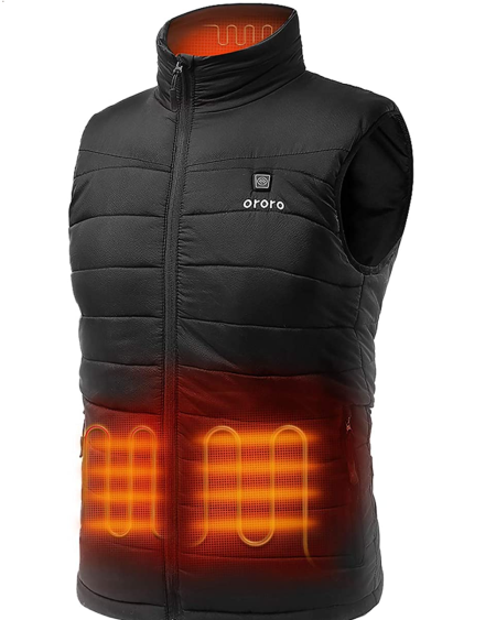 ORORO Men's Lightweight Heated Vest with Battery Pack
