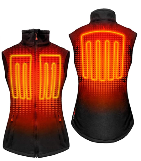 ActionHeat 5V Men's Heated Vest - Softshell Battery Heated Clothing - USB Powerbank Powered