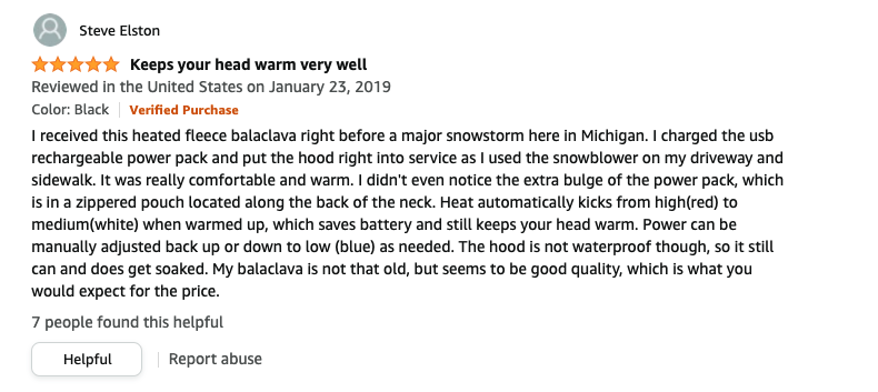 heated hat