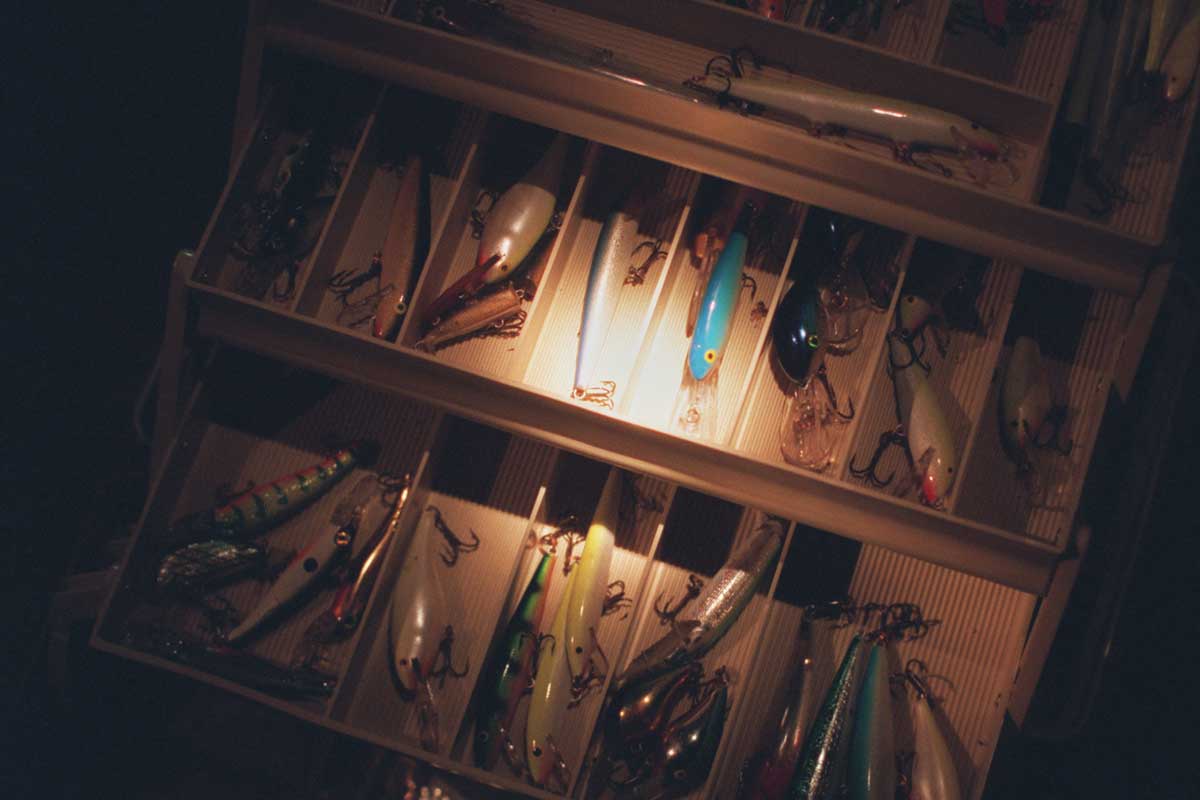 Rapala Fishing Lures In A Tackle Box