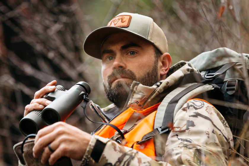 Remi Warren in the mountains hunting.