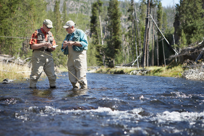 fly fishing vs. conventional fishing