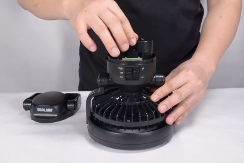 Best Outdoor Gifts for Dad &mdash; camping fan with light