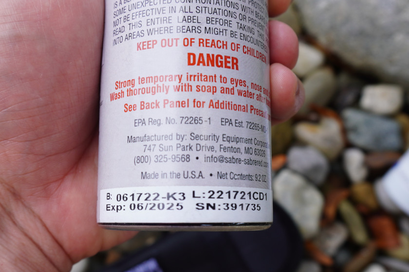 expiration date on bear spray 