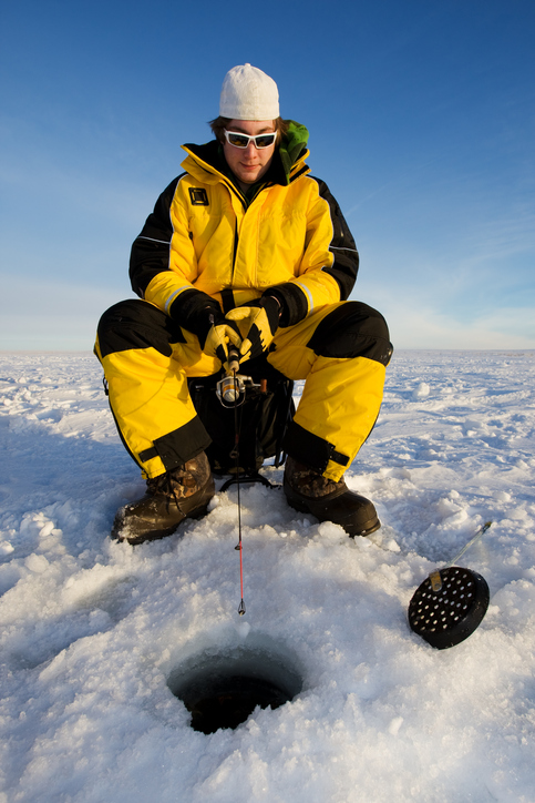 ice fishing prep