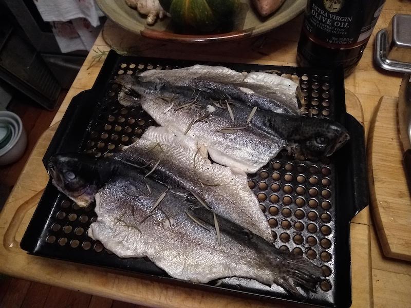 butterflied rainbow trout recipe