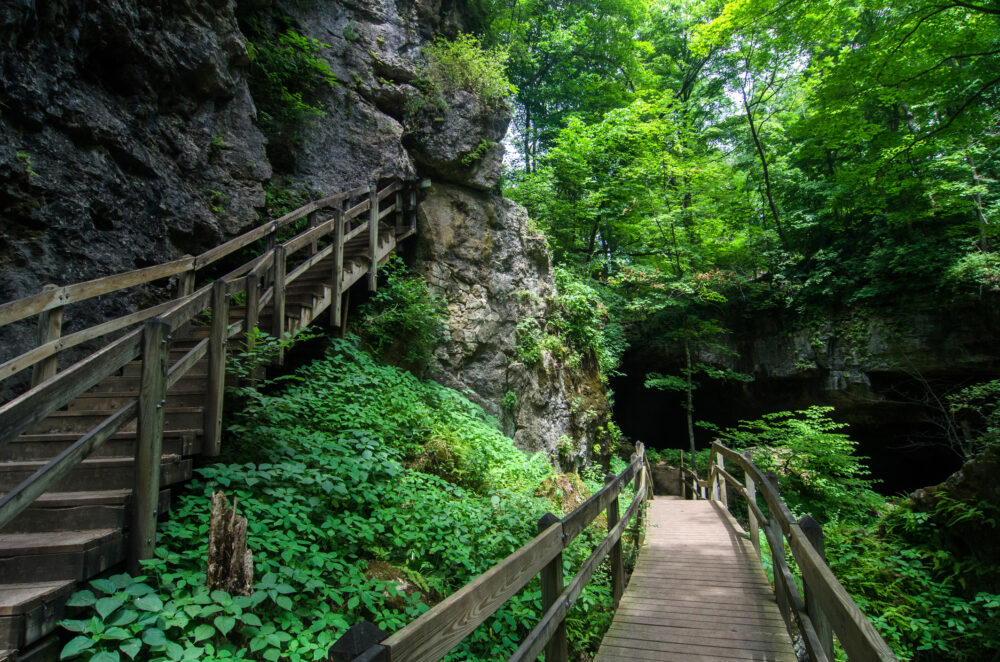 Maquoketa Caves State Park in Iowa