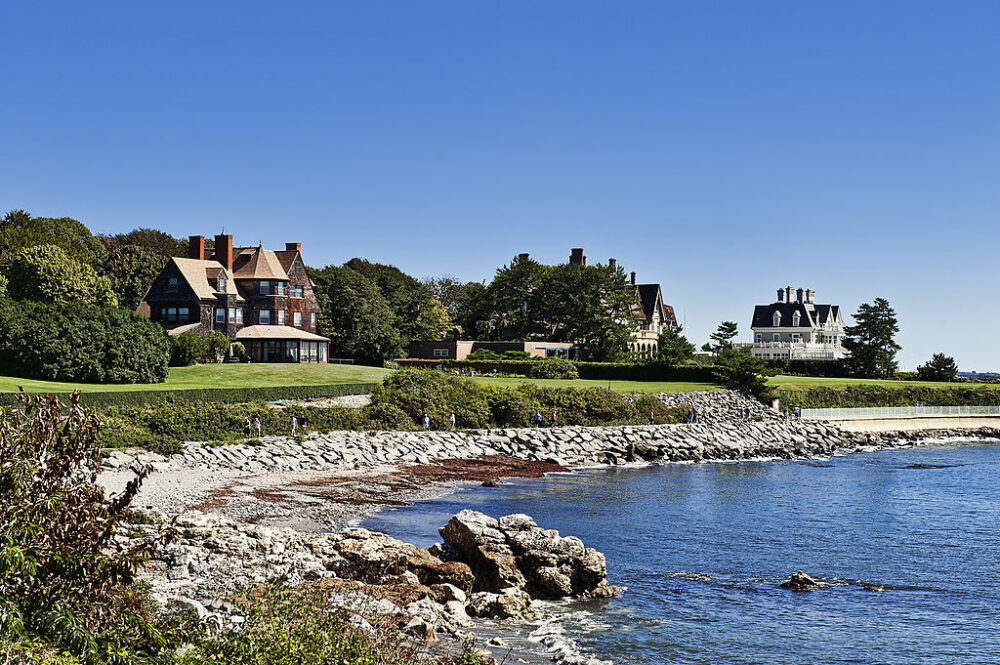 Newport Cliff Walk in Rhode Island