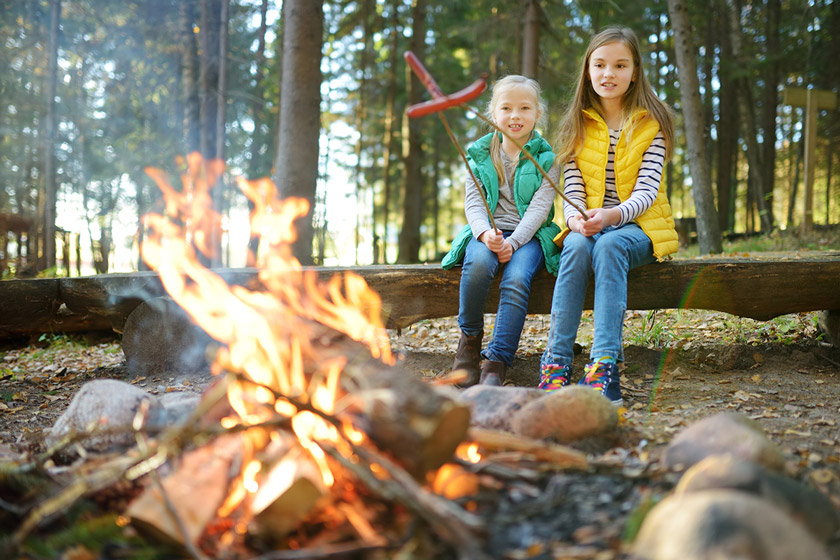 camping vs. glamping