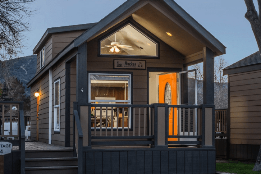 national park cottage with loft at Flying Flags RV Resort and Campgound