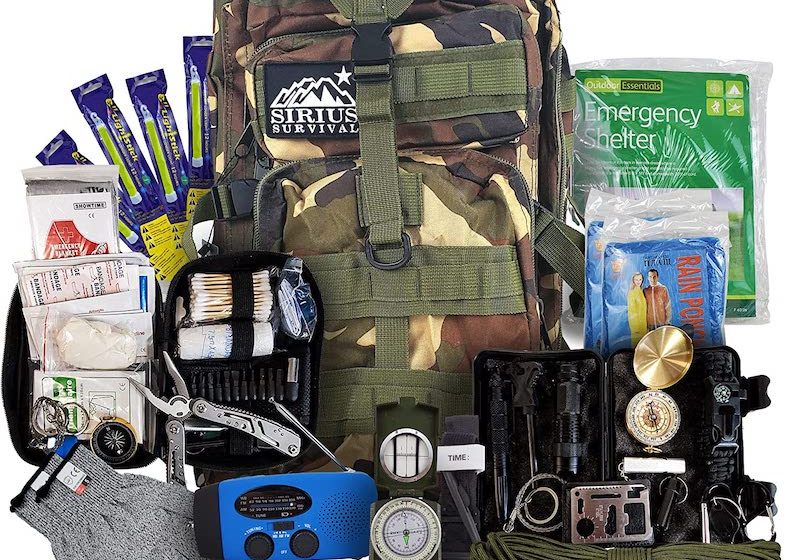 Sirius Survival bug-out bag.