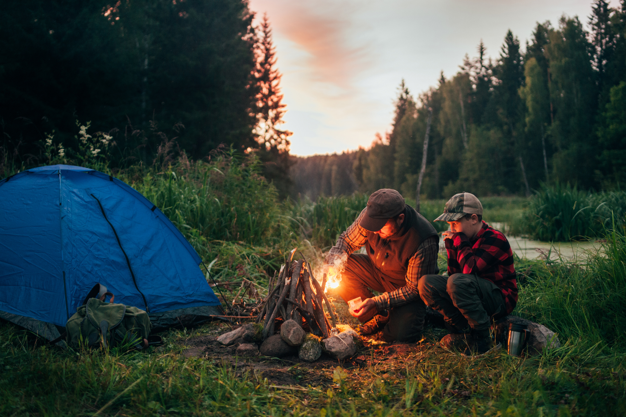 Real people. real camping, Northern Europe.