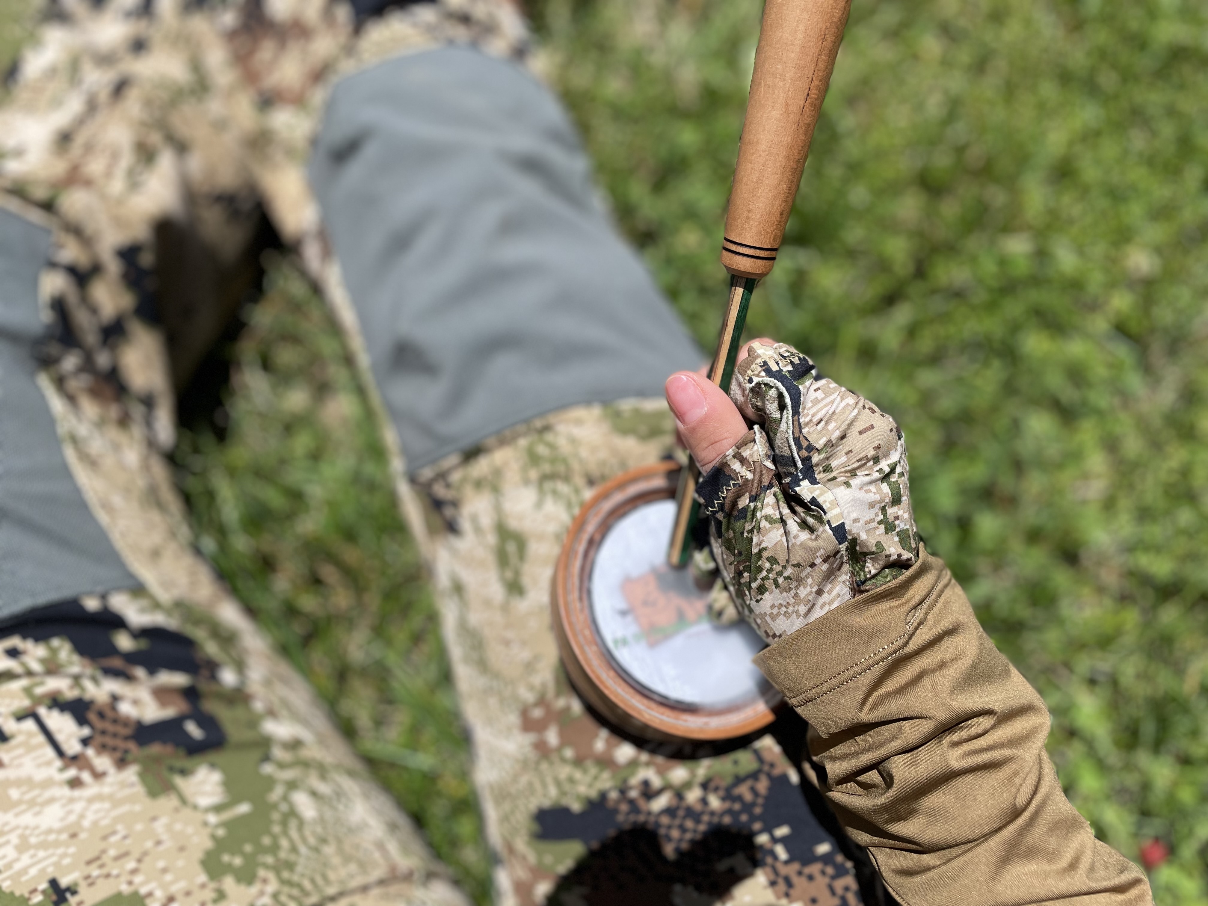 Person using the Sitka Equinox Guard Line