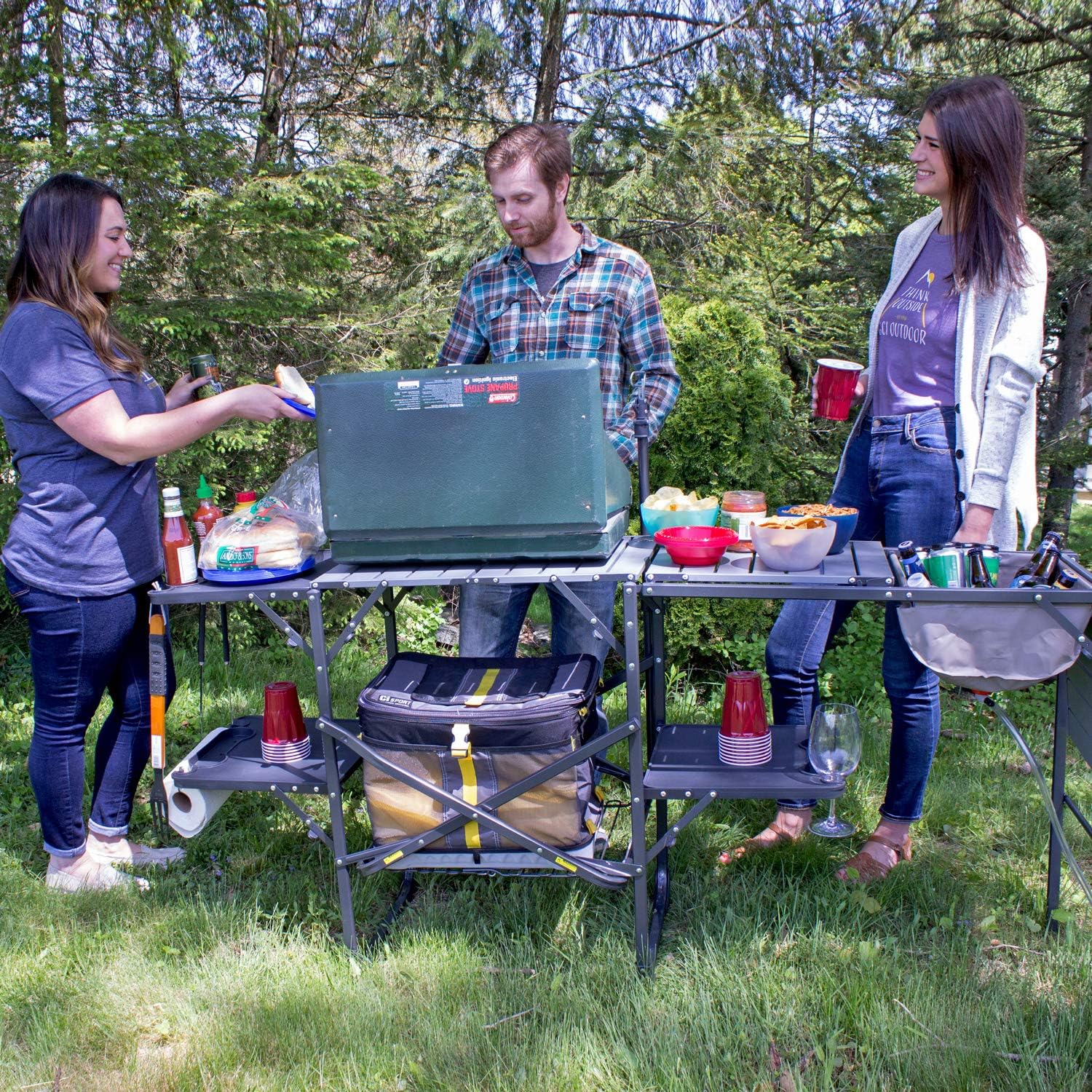 GCI Outdoor Master Cook Station Portable Camp Kitchen