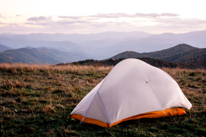 Max Patch in the Smoky Mountains in North Carolina.