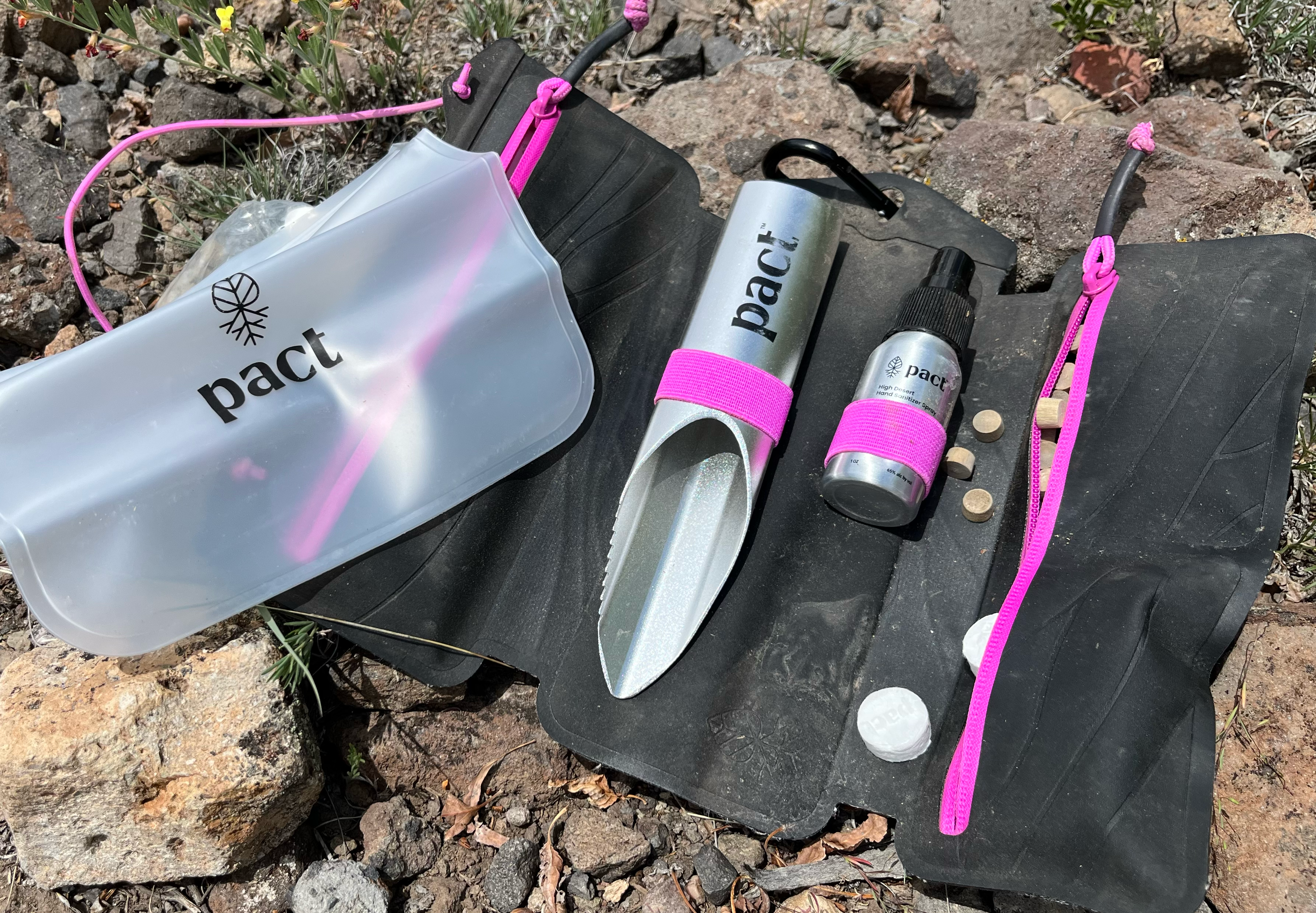 pact compostable backcountry bathroom kit