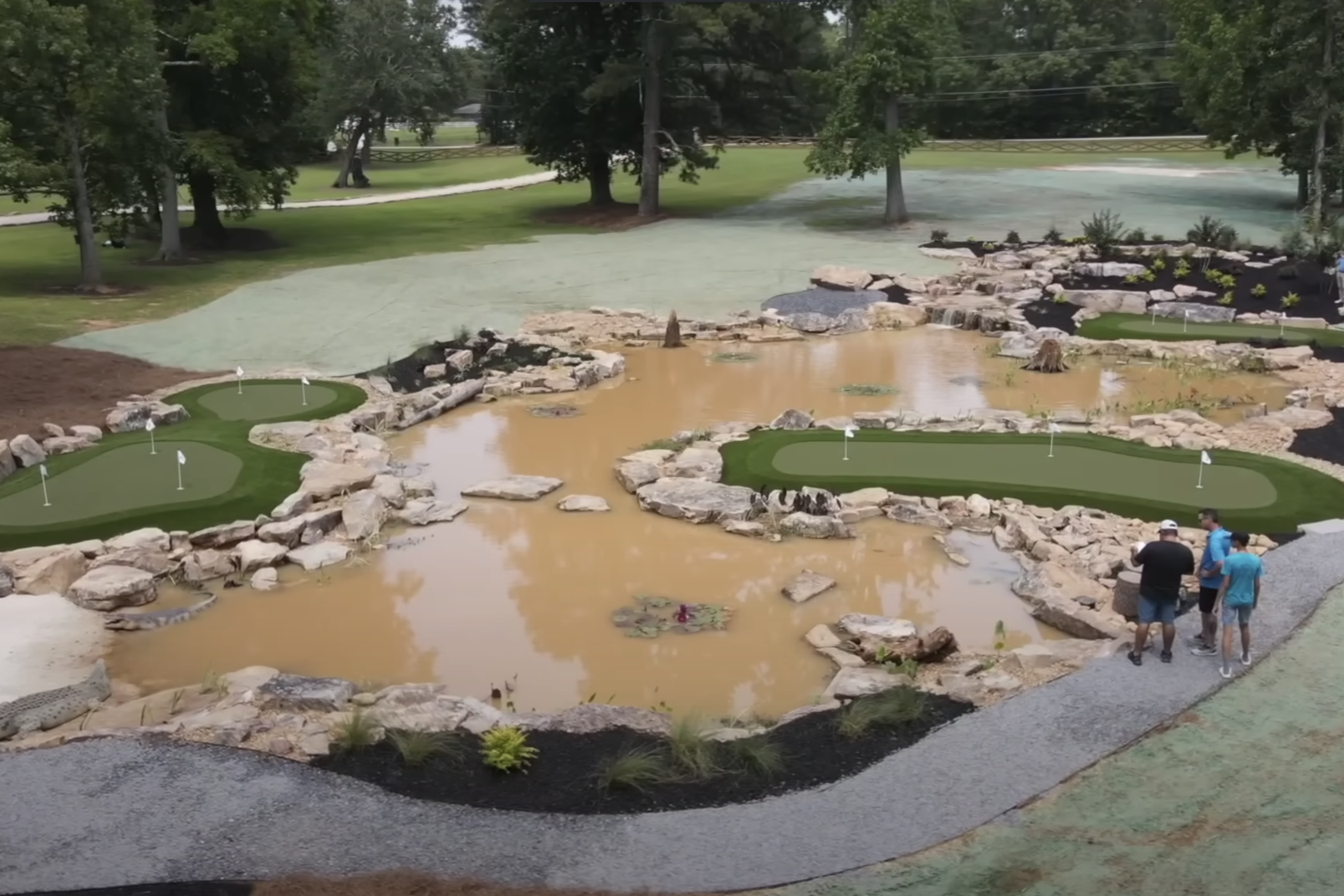 Shaq's $500,000 koi pond built by Ed The Pond Professor